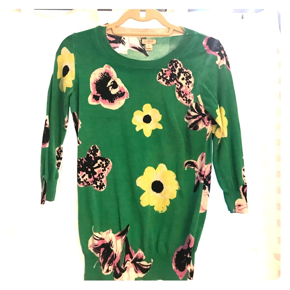 J. Crew Emerald Green Sweater